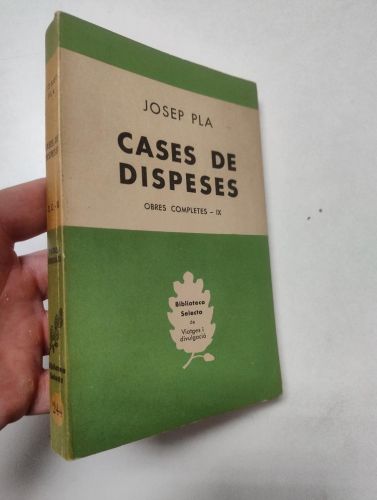 Portada del libro de Cases de dispeses