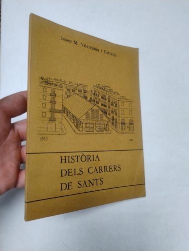 Portada del libro de Història dels carrers de Sants