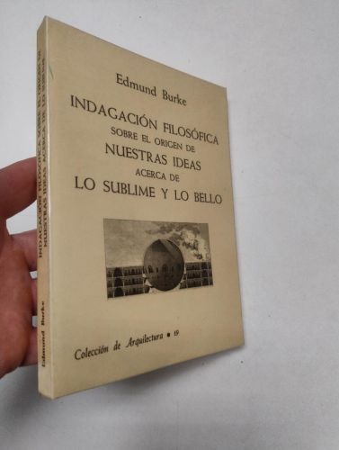 Portada del libro de Indagación filosófica sobre el origen de nuestras ideas acerca de lo sublime y lo bello