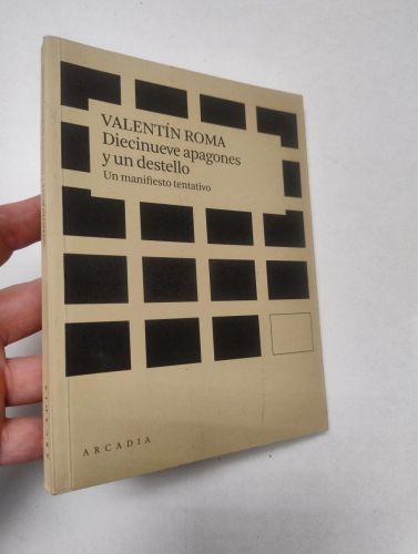 Portada del libro de Diecinueve apagones y un destello