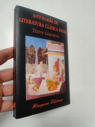 Portada del libro de Antología de Literatura Clásica India. Textos Sánscritos