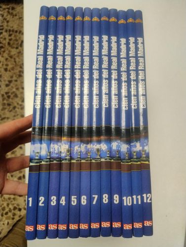 Portada del libro de 100 años del Real Madrid. TOMOS 1-12