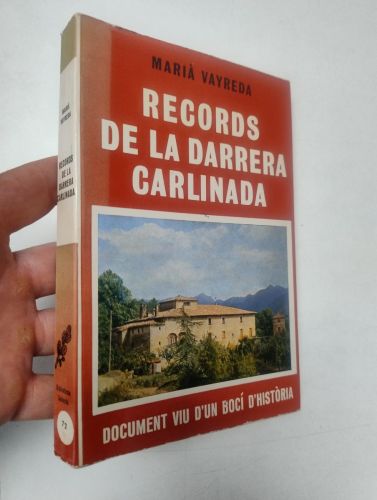 Portada del libro de Records de la darrera carlinada