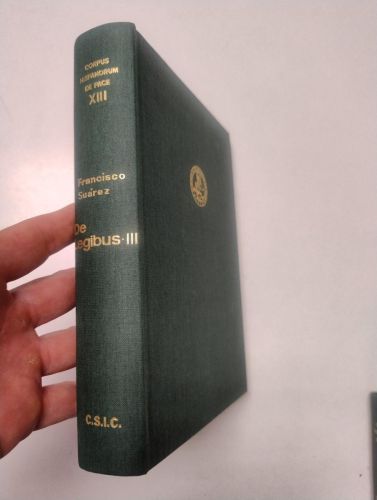 Portada del libro de De Legibus III. (II 1-12) De lege naturali 