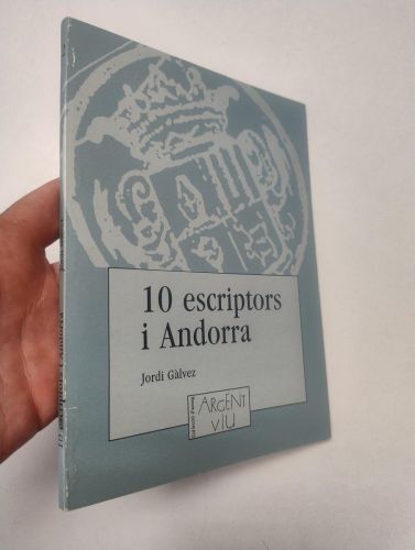 Portada del libro de 10 escriptors i Andorra