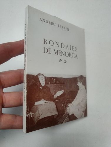 Portada del libro de Rondaies de Menorca, 2