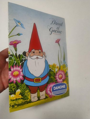 Portada del libro de Album de cromos completo. David el Gnomo