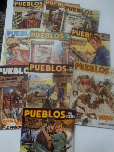Portada del libro de Lote de 10 ejemplares de Pueblos del Oeste