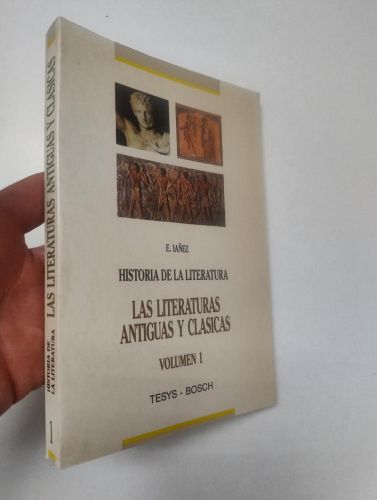 Portada del libro de Historia de la Literatura Universal. Volumen 1. Las literaturas antiguas y clásicas