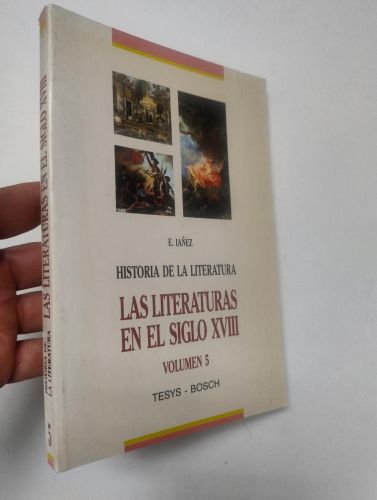 Portada del libro de Historia de la Literatura Universal. Volumen 5. Las literaturas en el siglo XVIII