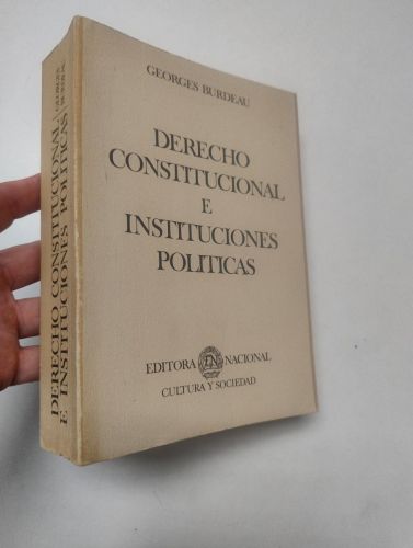 Portada del libro de Derecho constitucional e instituciones políticas
