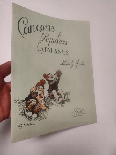 Portada del libro de Cançons populars catalanes