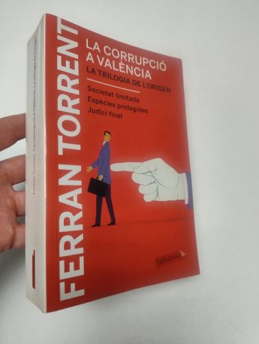 Portada del libro de La corrupció a València. La trilogia de l'origen