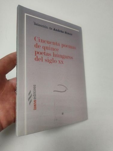 Portada del libro de Cincuenta poemas de quince poetas húngaros del siglo XX