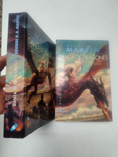 Portada del libro de Danza de dragones (2 vols. 1ª edición)
