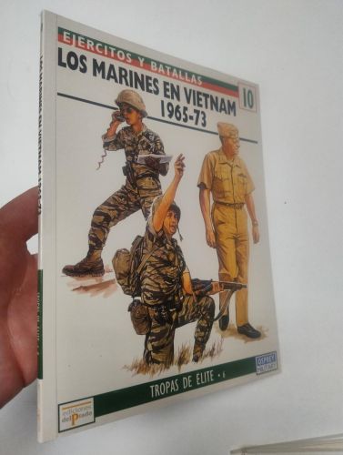 Portada del libro de Los marines en Vietnam, 1965-73. Ejércitos y batallas, 10