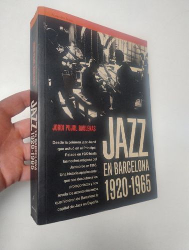 Portada del libro de Jazz en Barcelona 1920-1965 