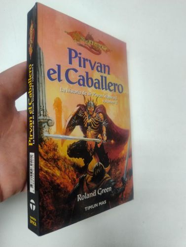 Portada del libro de Pirvan, el Caballero. Dragonlance