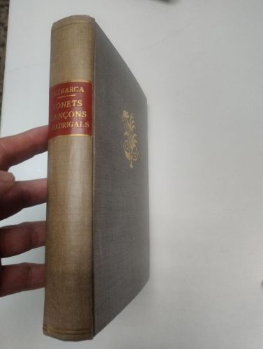 Portada del libro de Sonets, cançons i madrigals