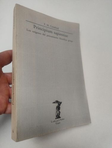 Portada del libro de Principium sapientiae