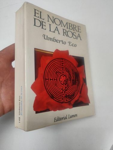 Portada del libro de El nombre de la rosa