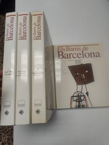 Portada del libro de Els barris de Barcelona (4 vols.)