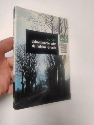 Portada del llibre de L'abominable crim de l'Alsina Graells