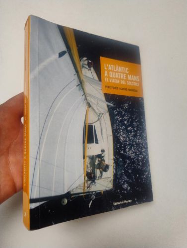 Portada del libro de L'Àtlantic a quatre mans. El viatge del solstici