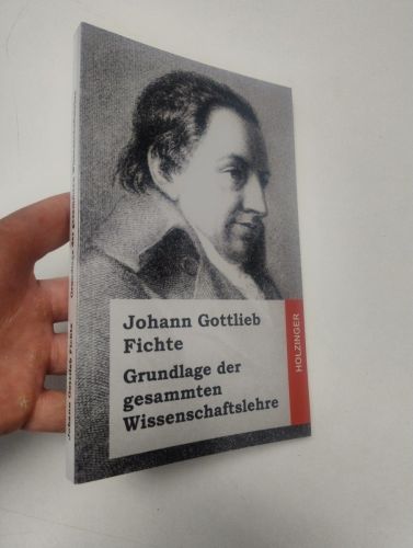 Portada del libro de Grundlage der gesammten Wissenschaftslehre 