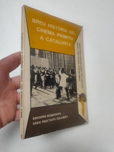 Portada del libro de Breu història del cinema primitiu a Catalunya
