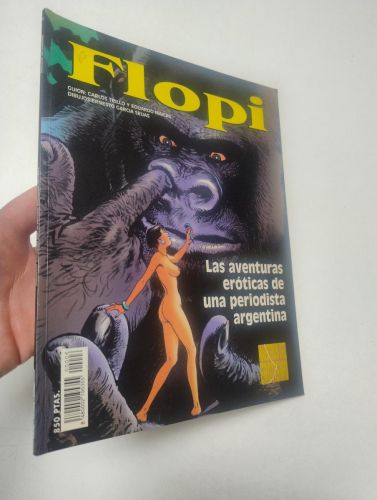 Portada del libro de Flopi. Las aventuras eróticas de una periodista argentina