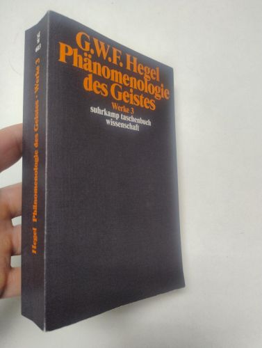 Portada del libro de Phänomenologie des Geistes 