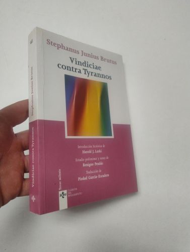 Portada del libro de Vindiciae contra Tyrannos