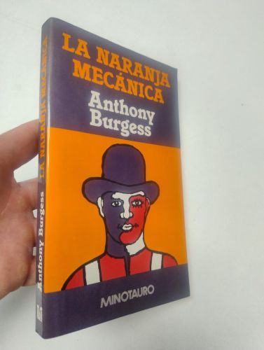 Portada del libro de La naranja mecánica