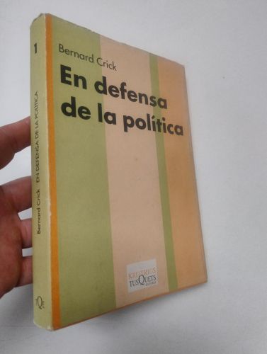 Portada del libro de En defensa de la política