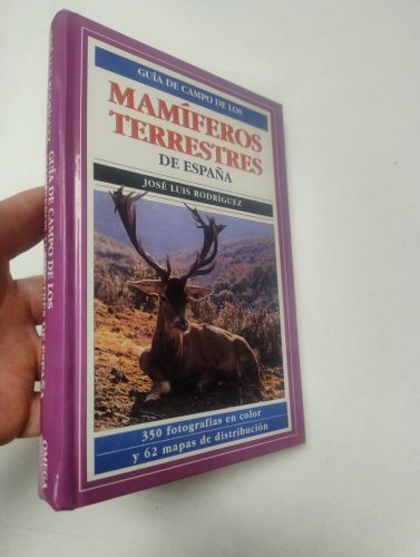 Portada del libro de GUIA DE CAMPO DE LOS MAMÍFEROS TERRESTRES DE ESPAÑA
