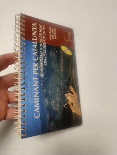 Portada del libro de Caminant per Cataluna. 1. Montserrat, Sant LLorenç del Munt, Cingles de Bertí i de Gallifa