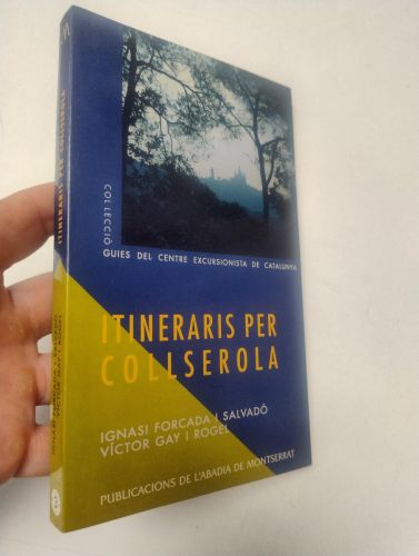 Portada del libro de Itineraris per Collserola