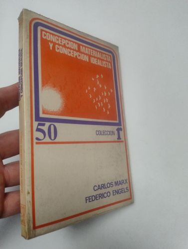 Portada del libro de Concepción materialista y concepción idealista