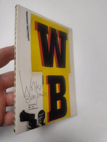 Portada del libro de Crítica de la violencia