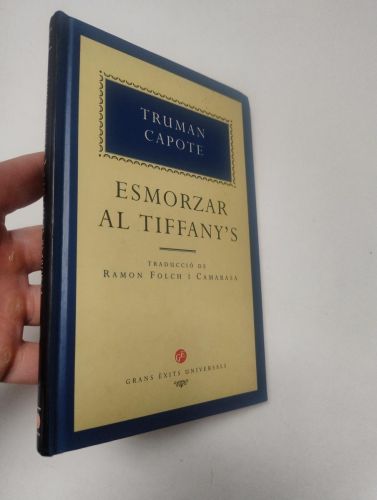 Portada del libro de Esmorzar al Tiffany's