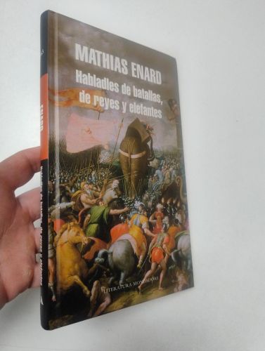 Portada del libro de Habladles de batallas, de reyes y elefantes