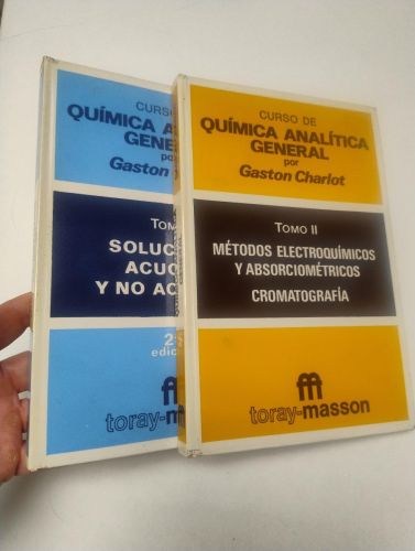 Portada del libro de Curso de química analítica general (Tomos I y II)