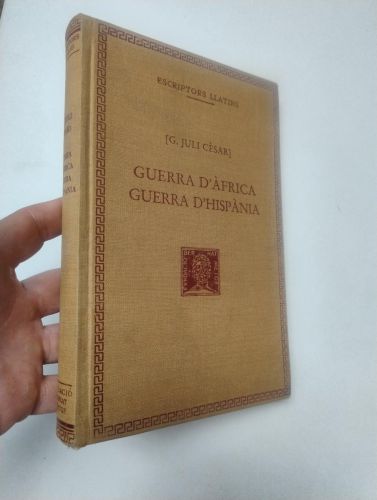 Portada del libro de Guerra d'Àfrica. Guerra d’Hispània