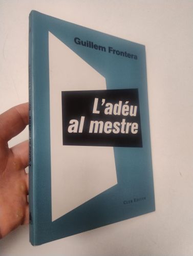 Portada del libro de L'adéu al mestre