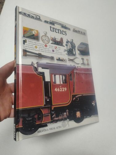Portada del llibre de Trenes. Biblioteca Visual Altea
