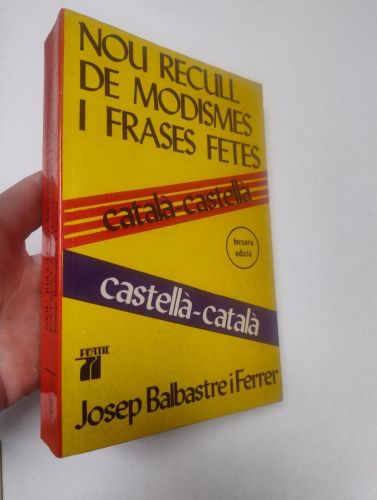 Portada del libro de Nou recull de modismes i frases fetes