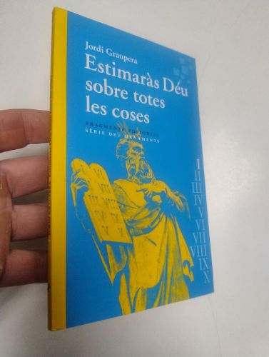 Portada del libro de Estimaràs Déu sobre totes les coses