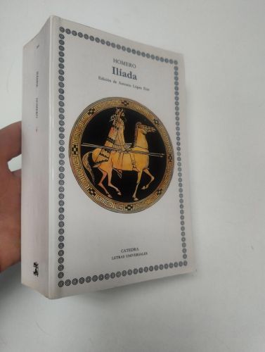 Portada del llibre de Ilíada (Cátedra, 1993)