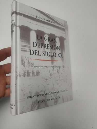 Portada del libro de LA GRAN DEPRESION DEL SIGLO XX